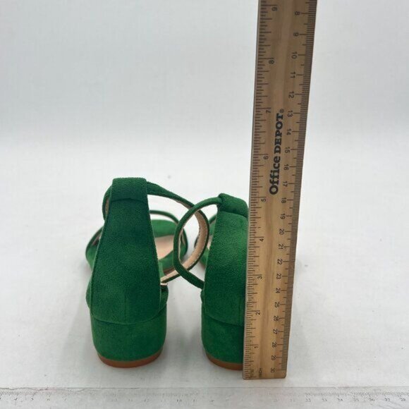 XYD Heels for Women, Open Toe, Ankle Strap, Buckled Low Chunky Block Pumps - Picture 5 of 8